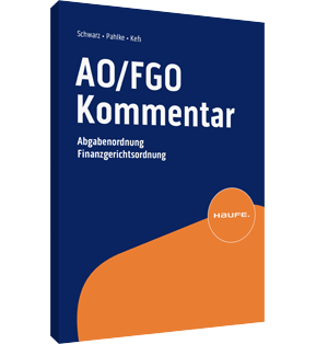 Alle Details: Kommentar zur AO und FGO - steuerliches Verfahrensrecht Kommentar zur AO und FGO - steuerliches Verfahrensrecht - Abgabenordnung (AO) und Finanzgerichtsordnung (FGO) Online